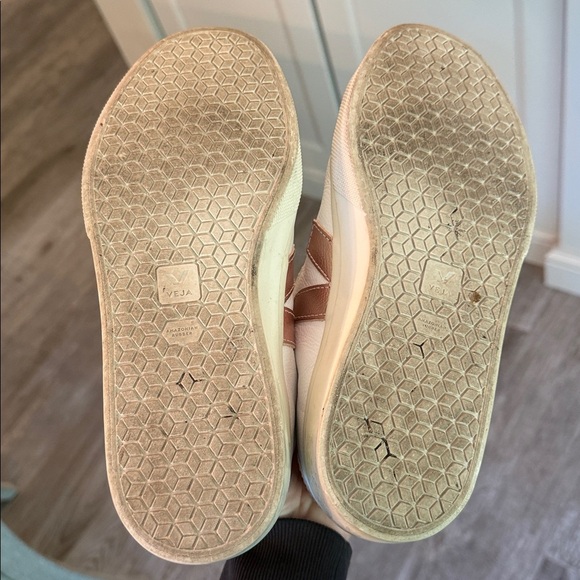 VEJA RECIFE CHROMEFREE LEATHER WHITE BABE SIZE 8 - Picture 4 of 4